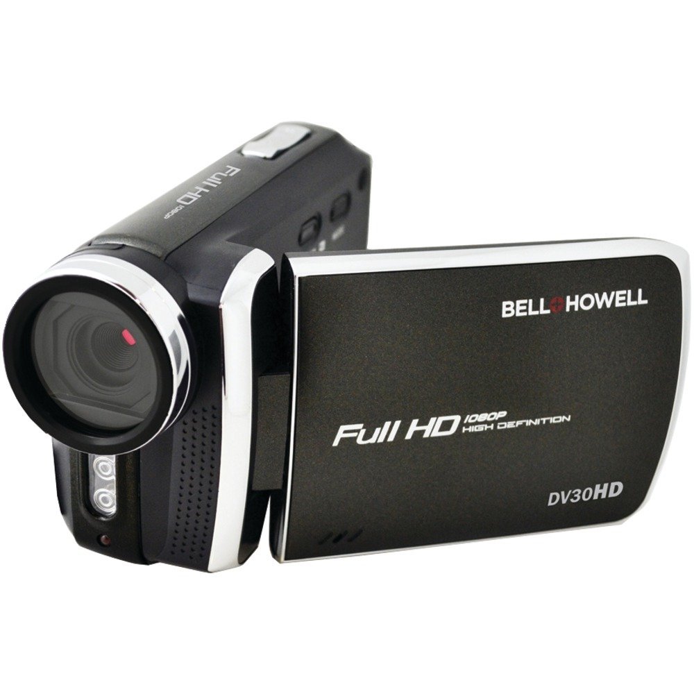 1 20MP DV30HD CAMCORDR BLK, 20.0 Megapixel 1080p DV30HD FunFlix Slim Camcorder (Black), 20.0