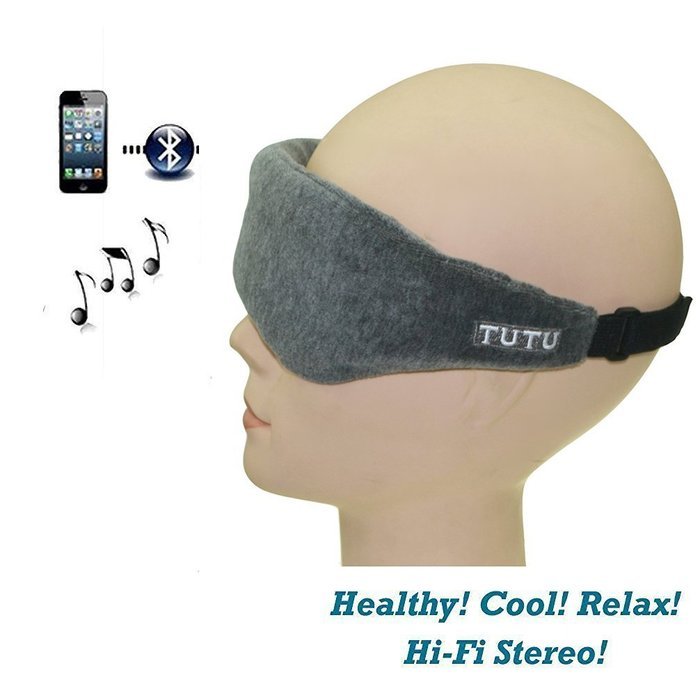 Suofule Wireless Bluetooth Velvet Silk Eye Mask Sleeping Masks Stereo