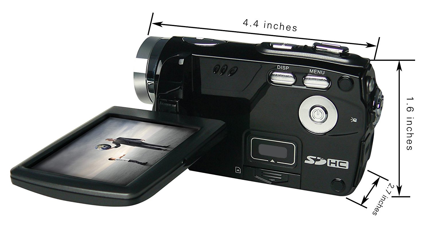 MARVUE Camcorder HD 720p 3 Inch Touch Screen Recorder Portable Digital