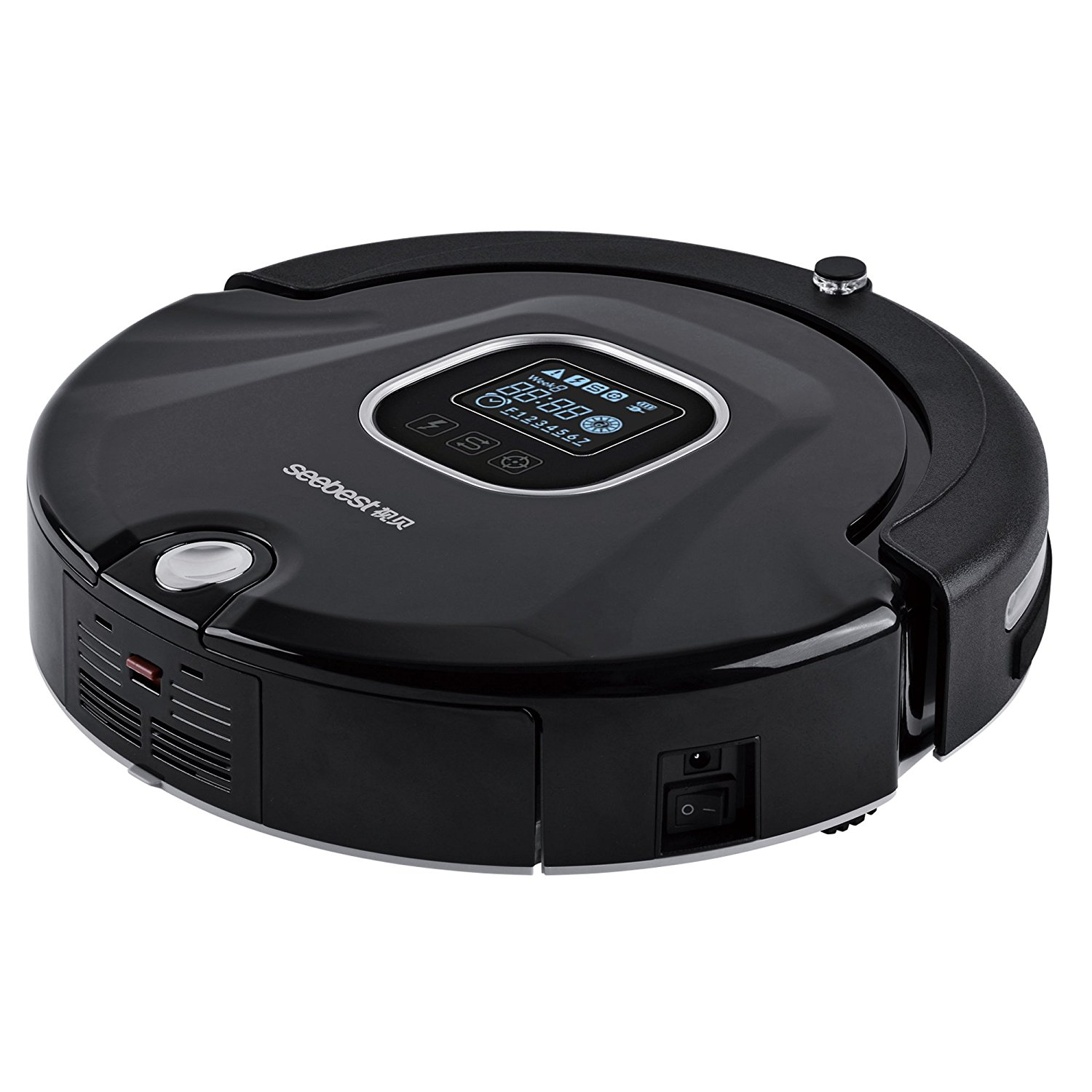 Seebest C565 Robotic Vacuum Cleaner and Mop, Black N2 free image download