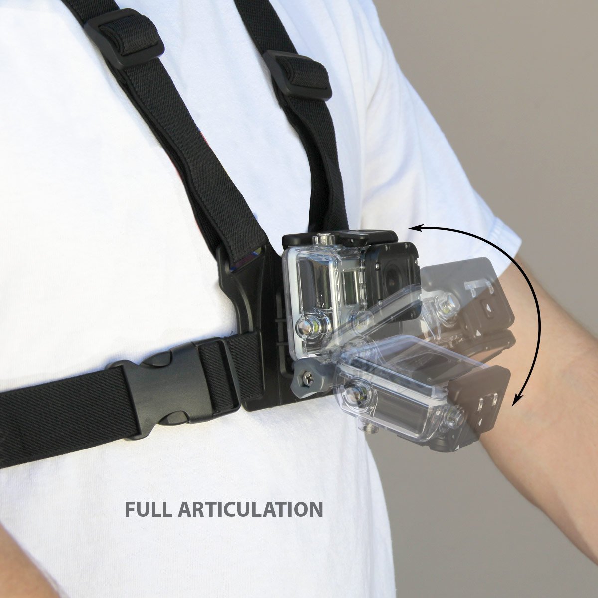 Action Camera Accessories Bundle by USA Gear including Camera Bag w