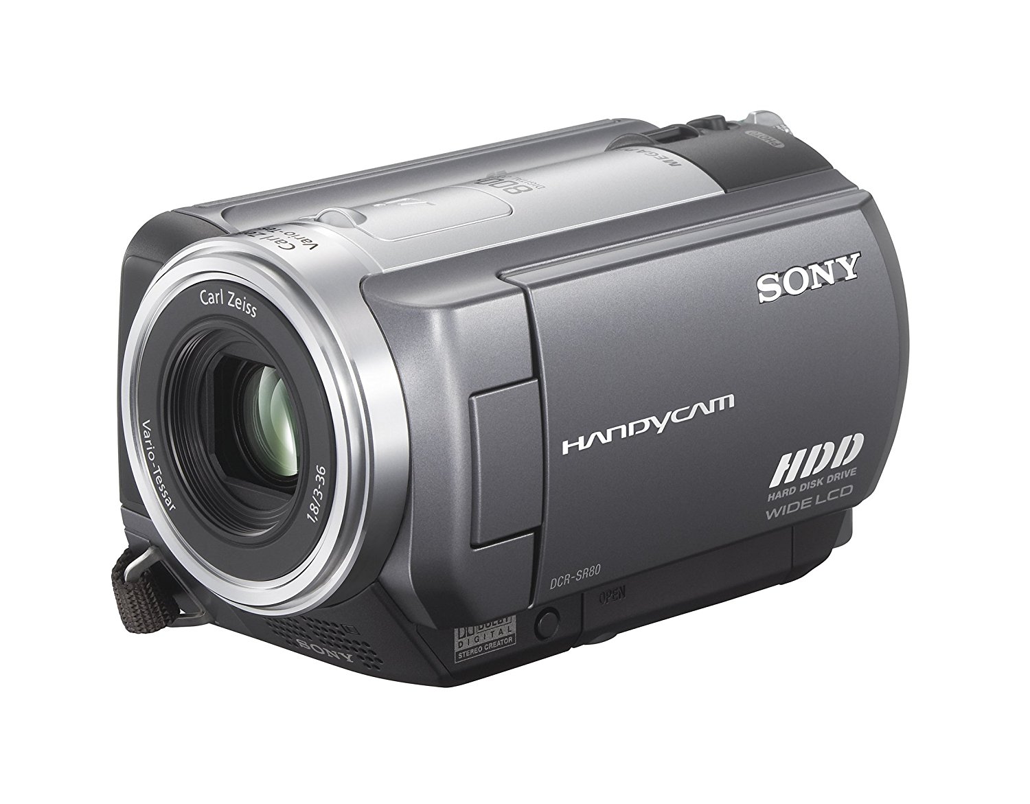 Sony DCRSR80 60GB 1MP Hard Disk Drive Handycam with 12x Optical Zoom