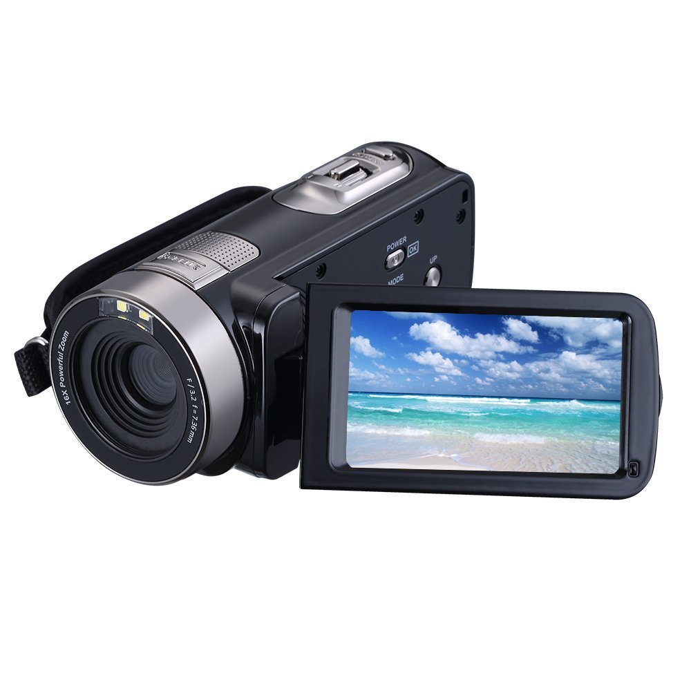 Digital Video Camera Camcorders With IR Night Vision 24.0 Mega pixels
