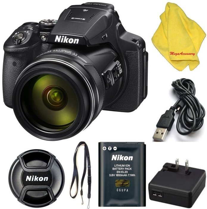 Nikon COOLPIX P900 Digital Camera with 83x Optical Zoom and BuiltIn Wi