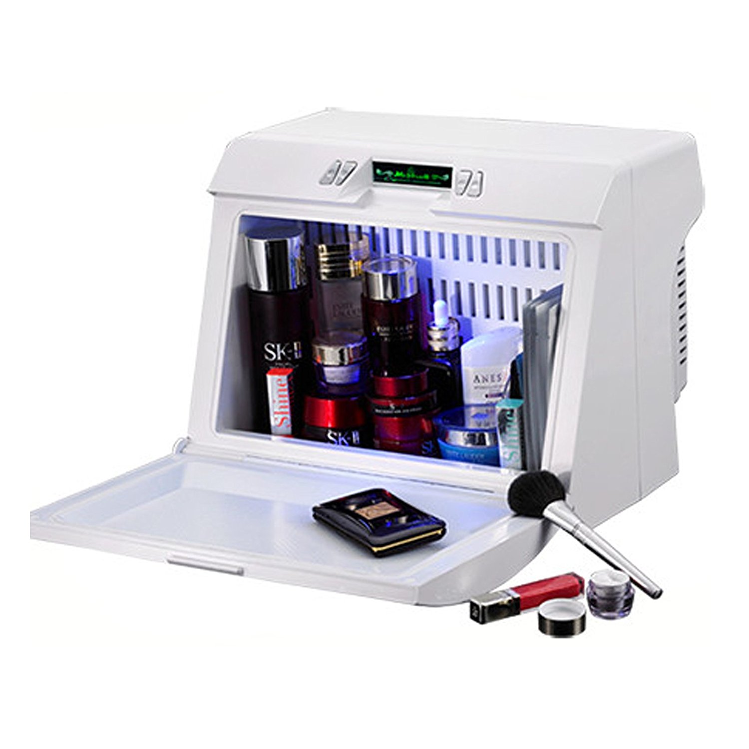 New AMEX Mishell AME0103WN Cosmetic Cooler Mini Fridge 9.6L N2 free