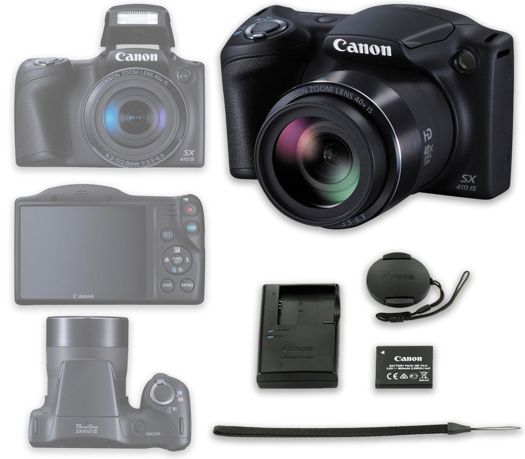 Canon PowerShot SX410 IS Digital Camera International Version N3 free