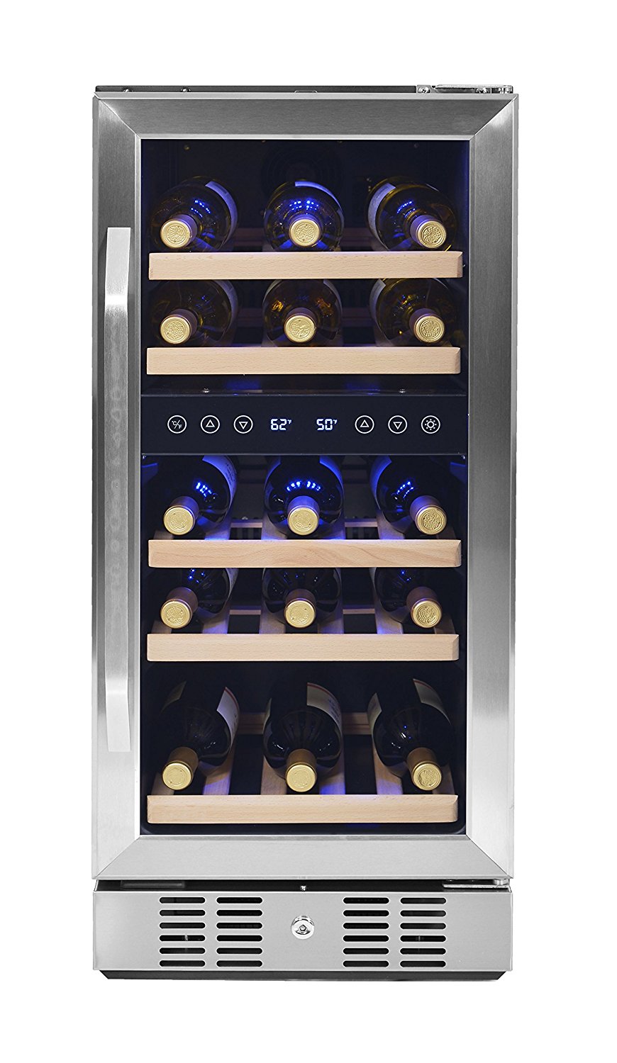 NewAir AWR290DB Compact 29 Bottle Compressor Wine Cooler, Black