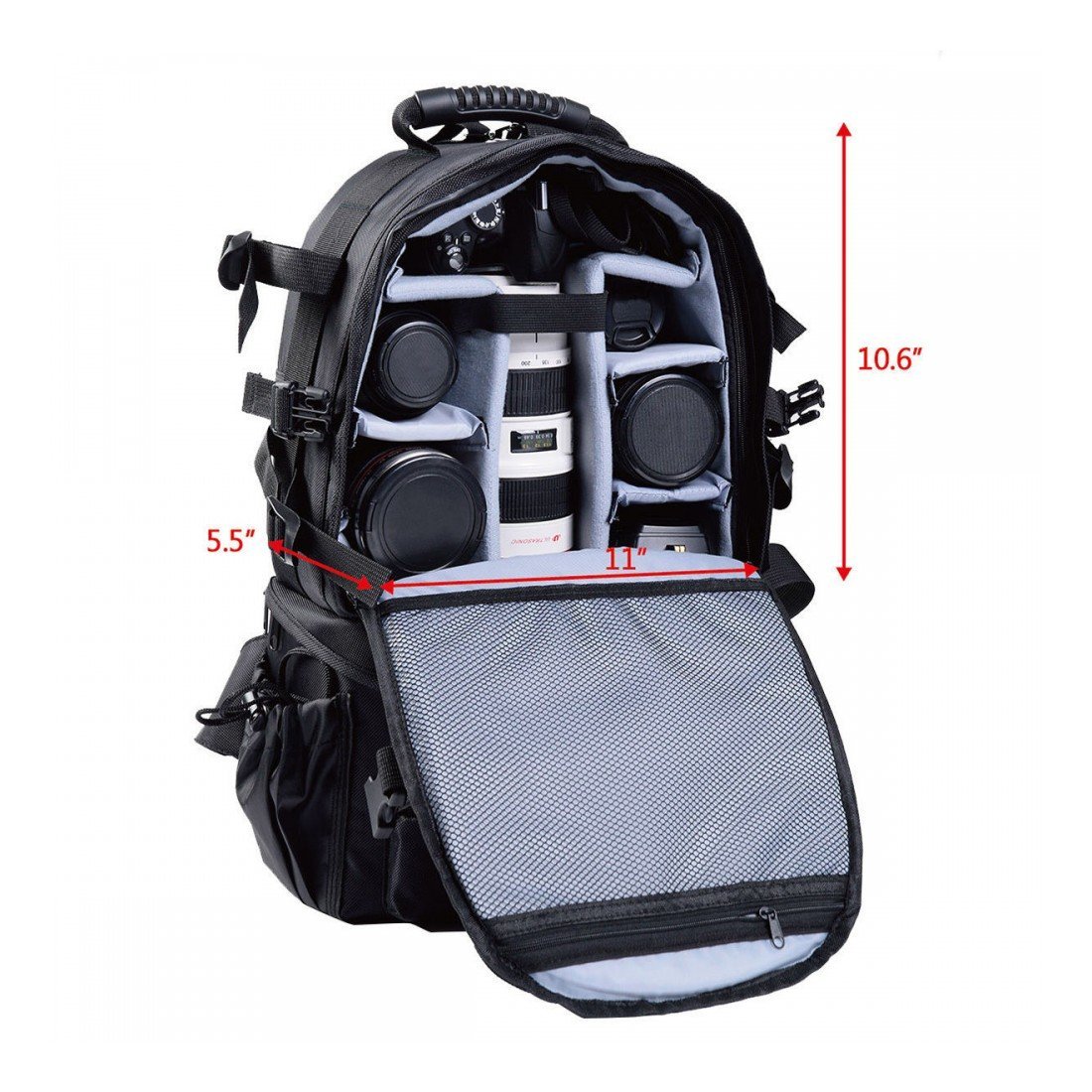 Multifunctional Deluxe Camera Backpack Bag Case Sony Canon Nikon DSLR