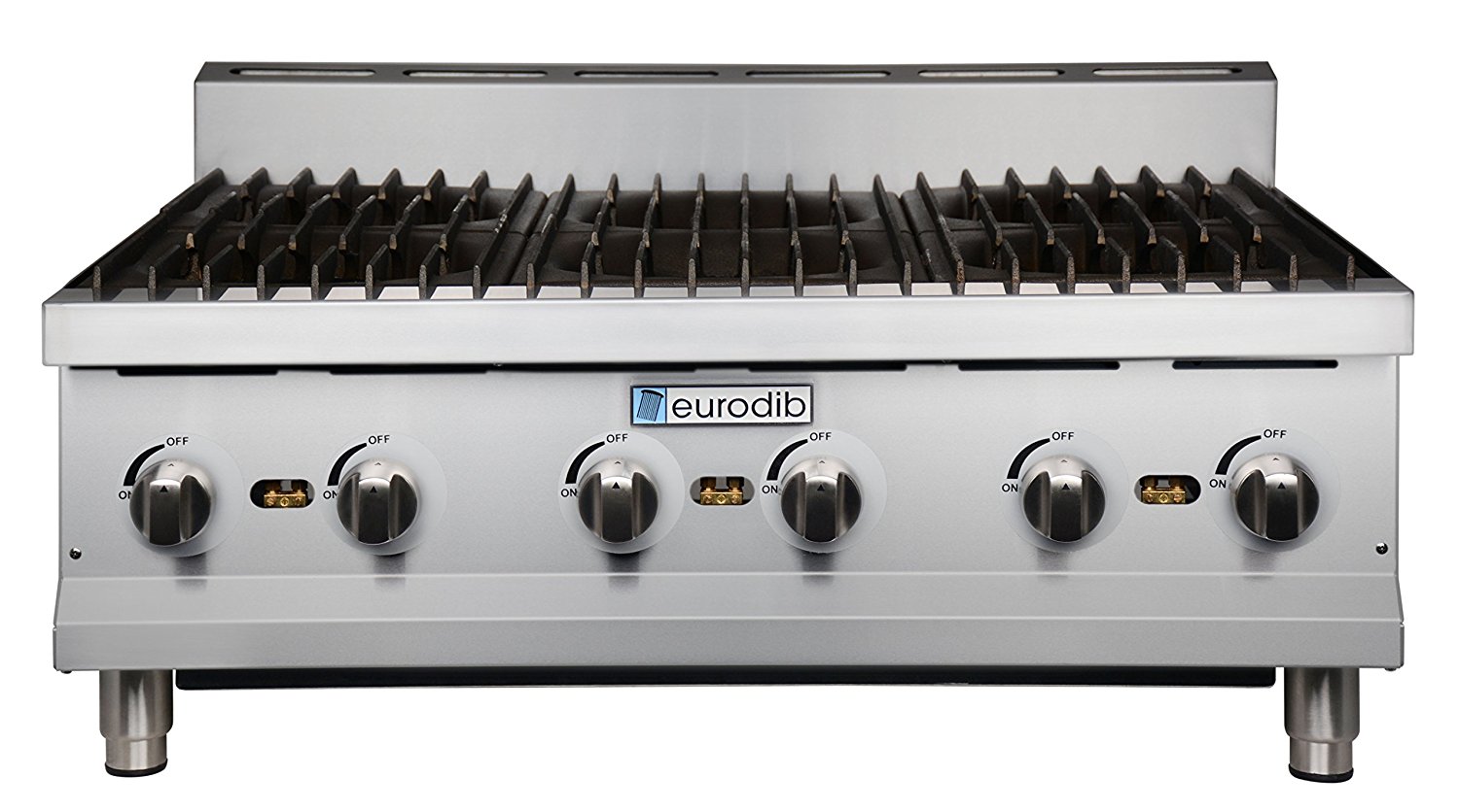 Eurodib HP636 Stainless Steel 6 Burners Hot Plate N2 free image download