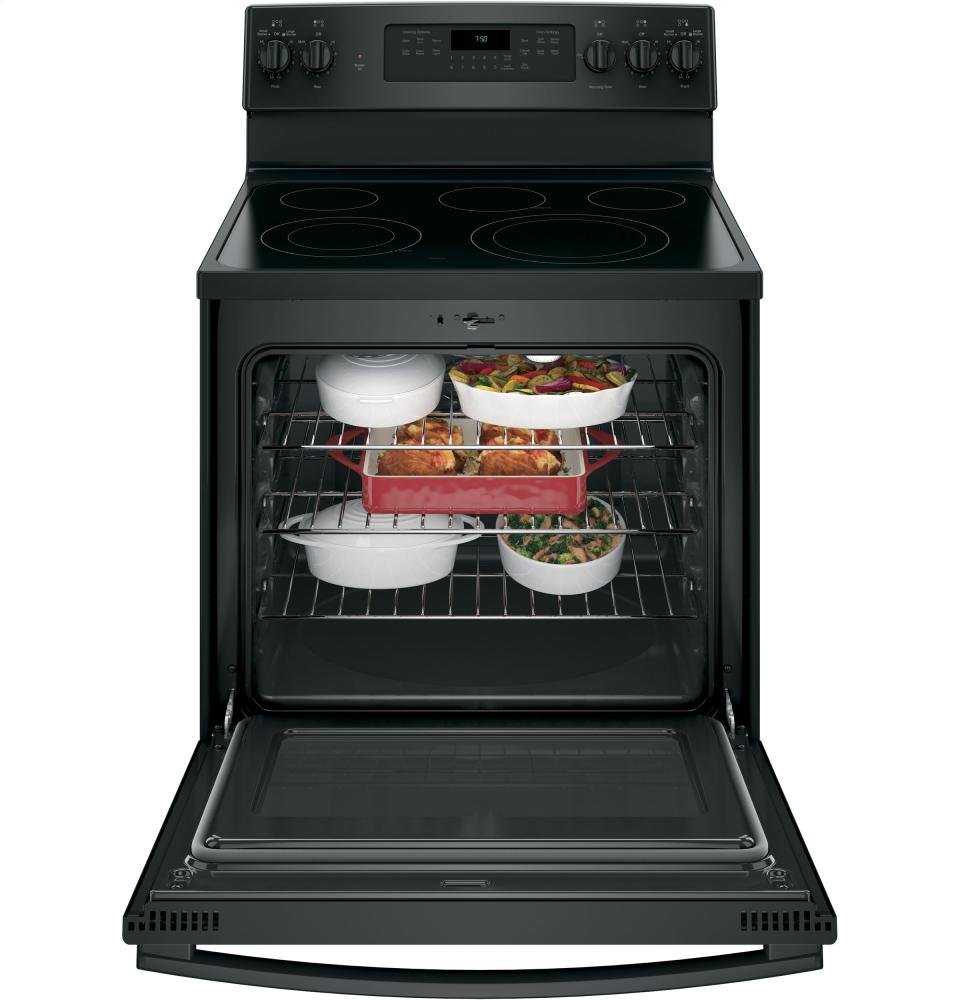 GE JB750DJBB 30" Black Electric Smoothtop Range Convection N5 free