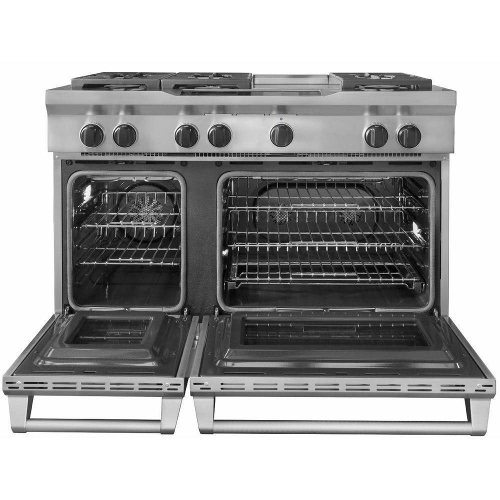Kitchenaid KDRU783VSS CommercialStyle Dual Fuel Range free image download