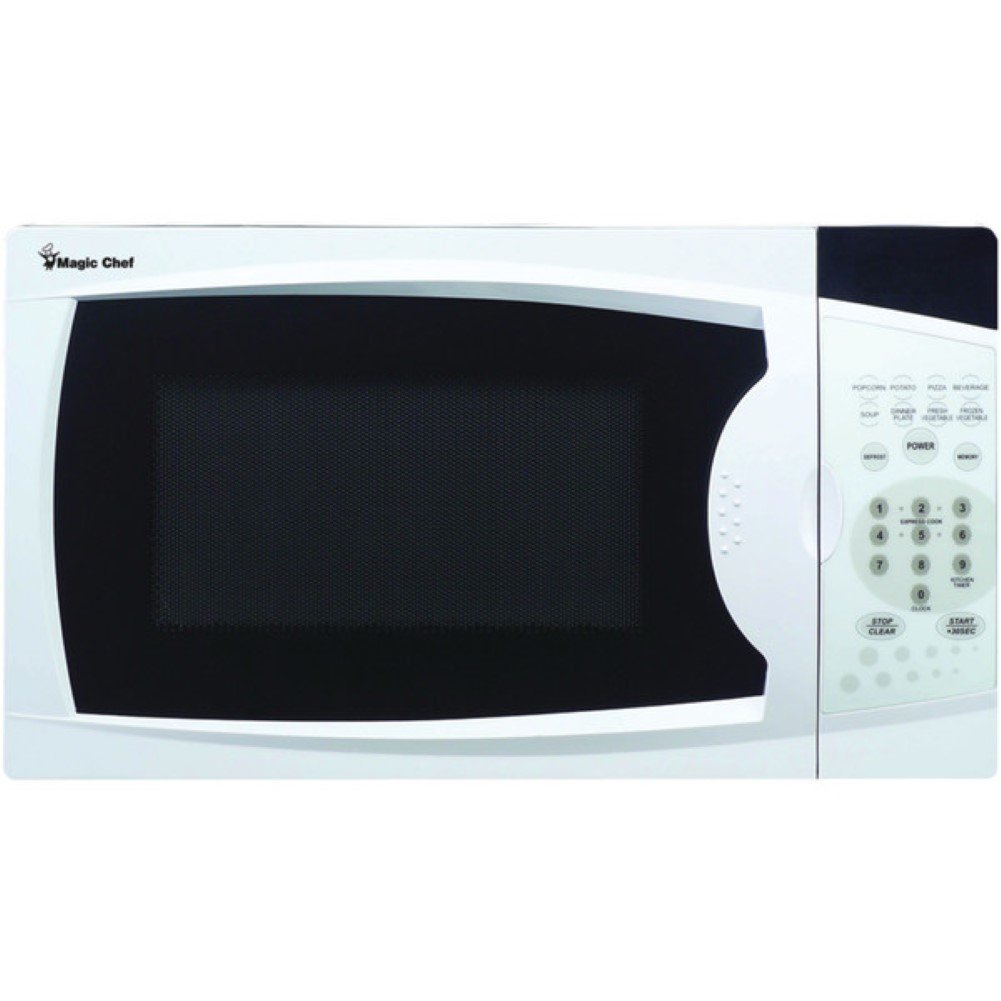 Magic Chef 0.7 Cu. Ft. 700W Countertop Microwave, Microwave Oven, White