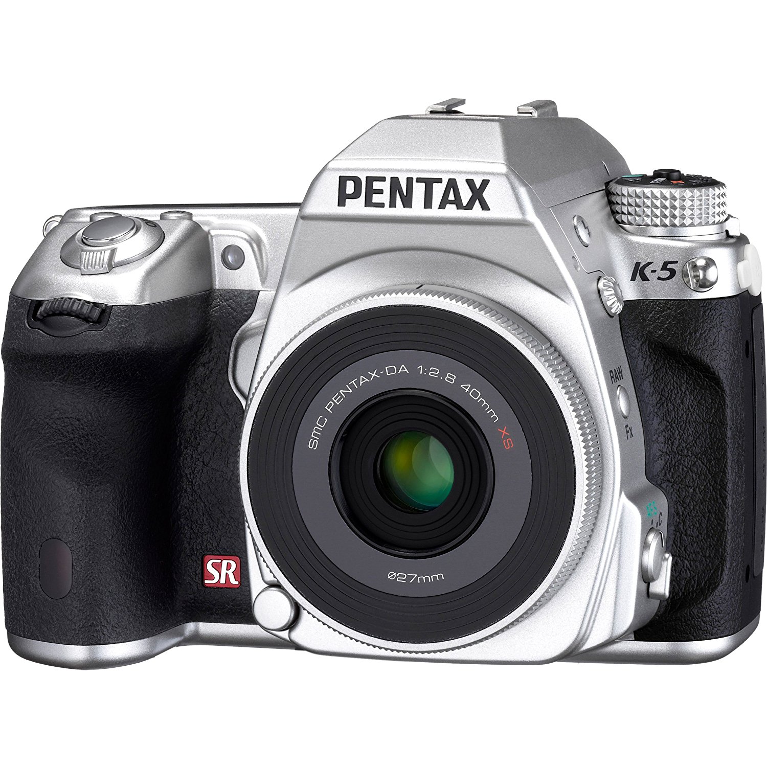 New Pentax K5 Dslr Camera Silver Edition with Da40mmf2.8 Xs Silver