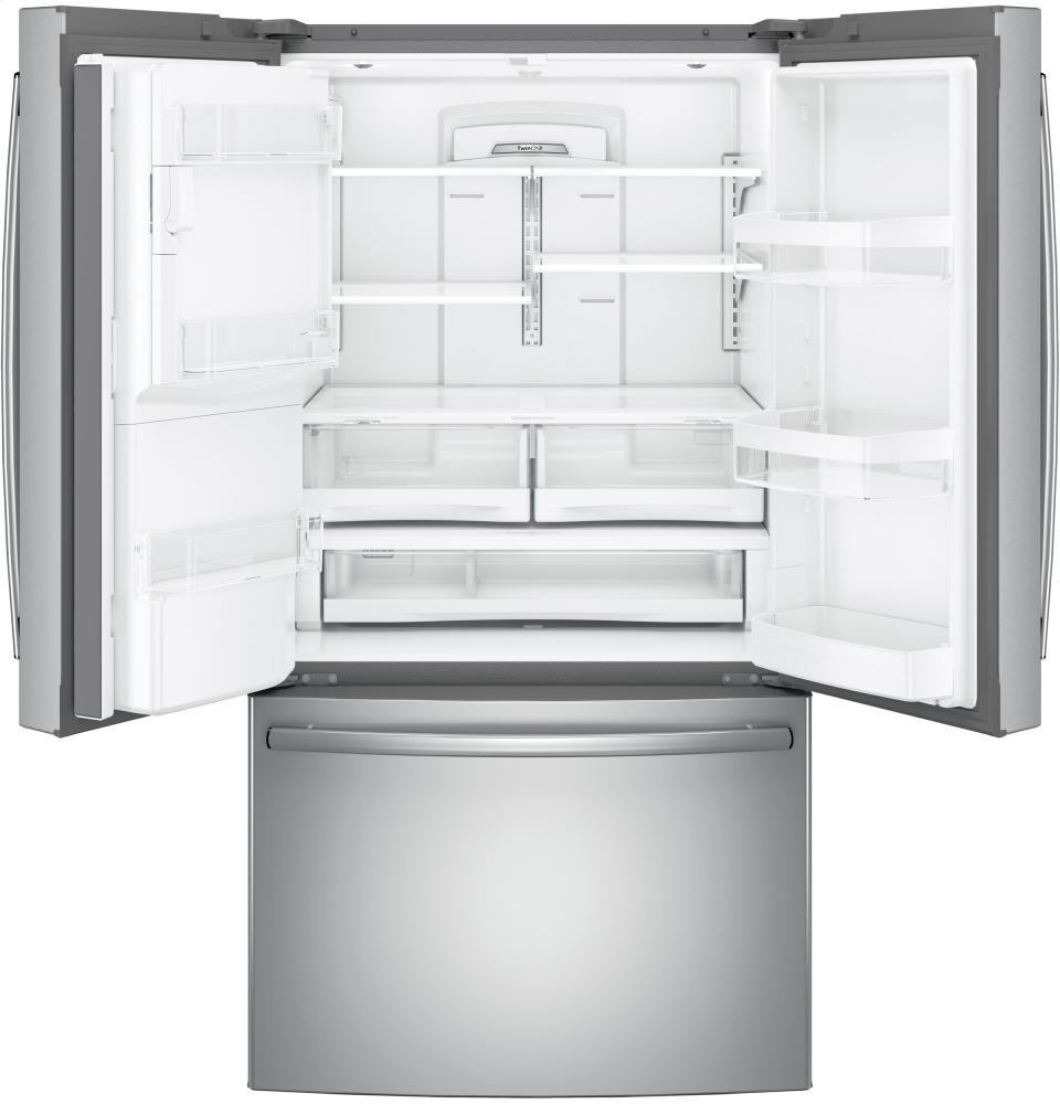 GE 27.8 Cu. Ft. Stainless Steel FrenchDoor Bottom Freezer Refrigerator N5 free image download