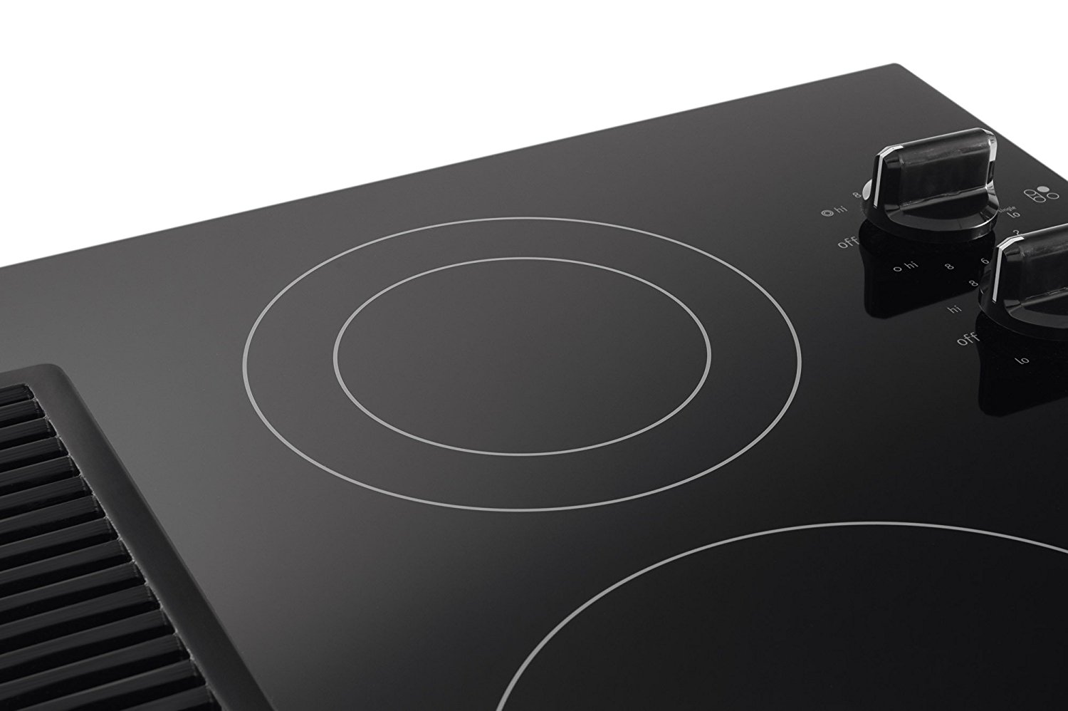 Frigidaire 30" Smoothtop Electric Black Cooktop with BuiltIn 500 CFM