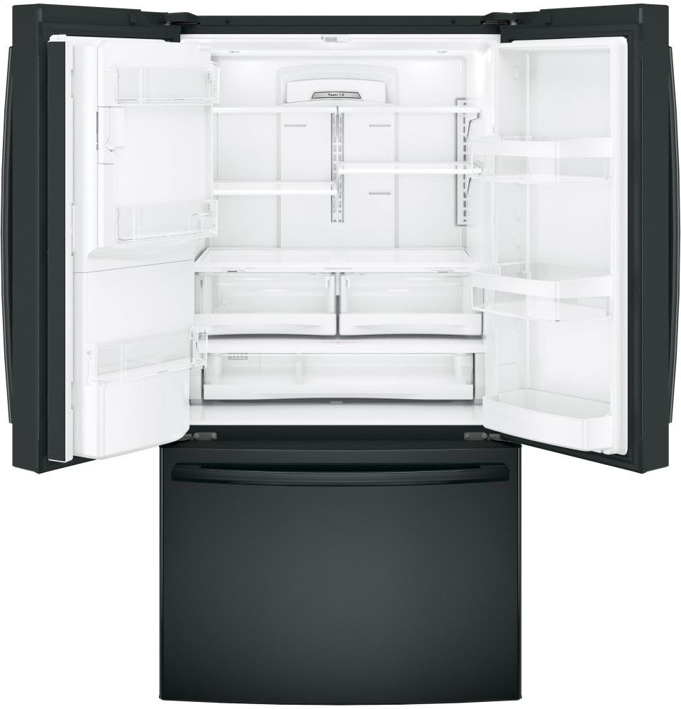 GE Black FrenchDoor Bottom Freezer Refrigerator N5 free image download