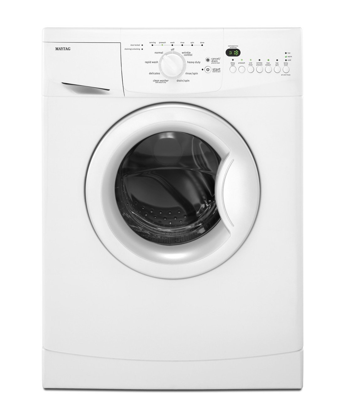 Maytag MHWC7500YW 2 Cu. Ft. White Stackable Front Load Washer Energy