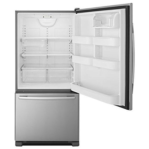 Amana ABB2224BRM 21.9 Cu. Ft. Stainless Steel Bottom Freezer