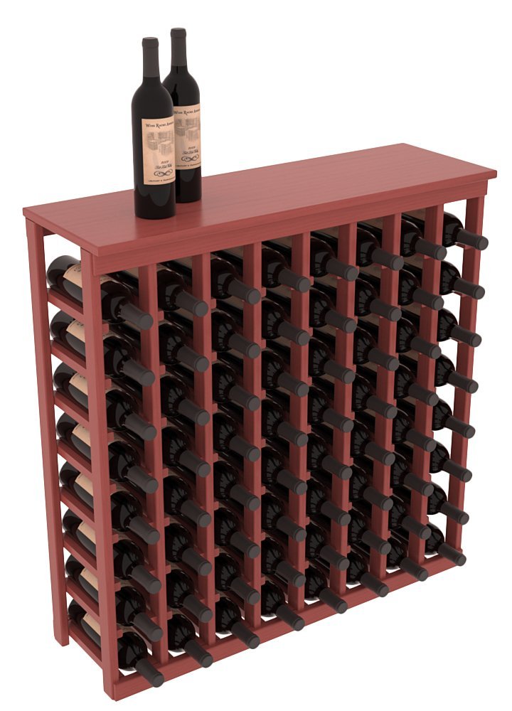 Wine Racks America Ponderosa Pine Tasting Table + Solid Top. 13 Stains