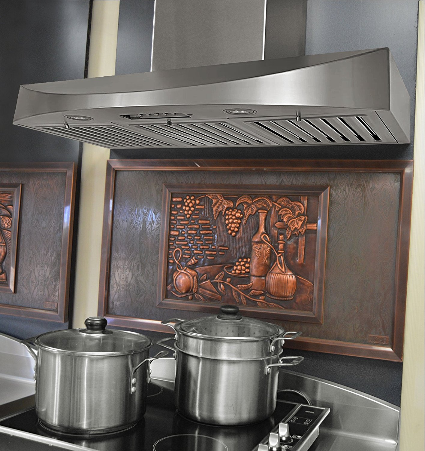 KOBE Range Hoods CHX3830SQBWM2 Contemporary Brillia 30" Wall Mount