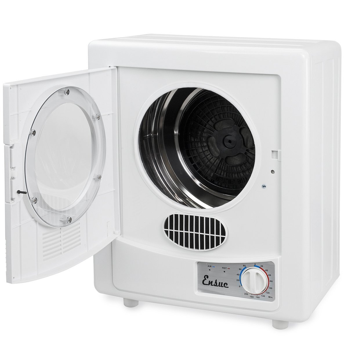 Ensue Portable Electric Tumble Dryer, Compact Stainless Steel free