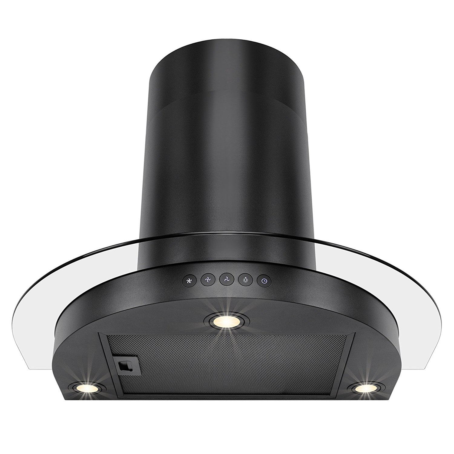 FIREBIRD 30" Wall Mount Black Stainless Steel Touch Control Kitchen