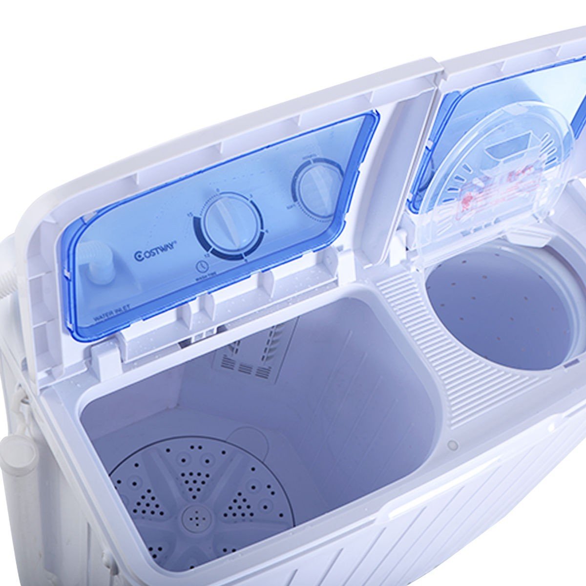 Giantex Portable Mini Compact Twin Tub 11lb Washing Machine Washer Spin