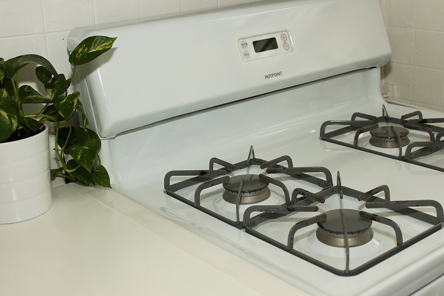 Kohzie Silicone Stove Counter Gap Cover WHITE, Stove Gap, Gap cap for