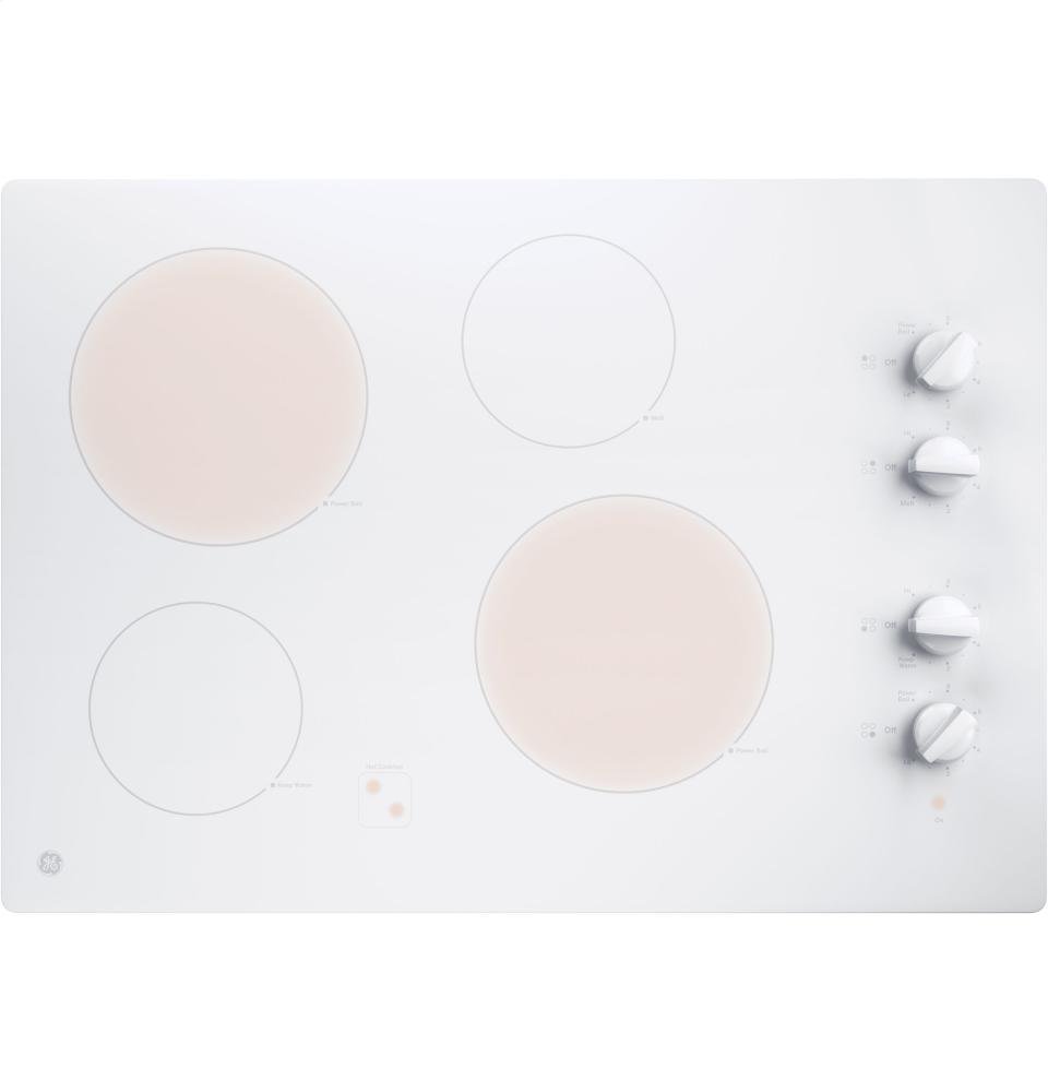 GE JP3030TJWW 30" White Electric Smoothtop Cooktop free image download