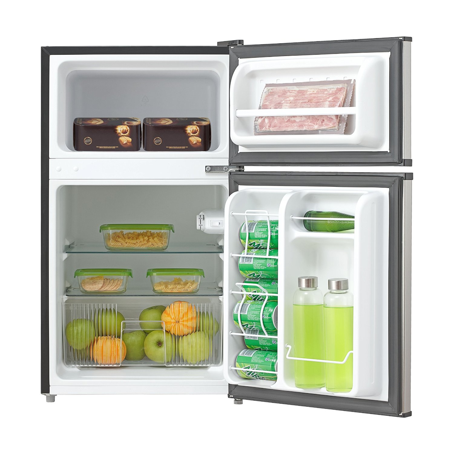 Whynter MRF310DB Compact Double Door Energy Star Refrigerator/Freezer