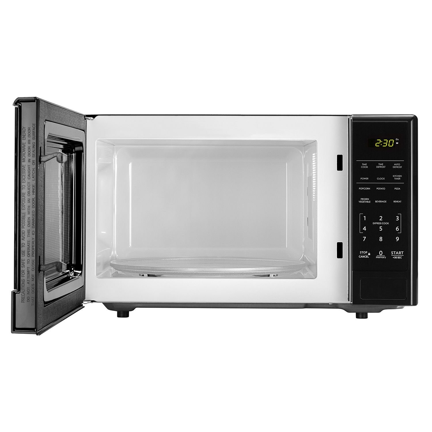 Sharp Compact 1.1 cu.ft. StainlessSteel Countertop Microwave Oven N4