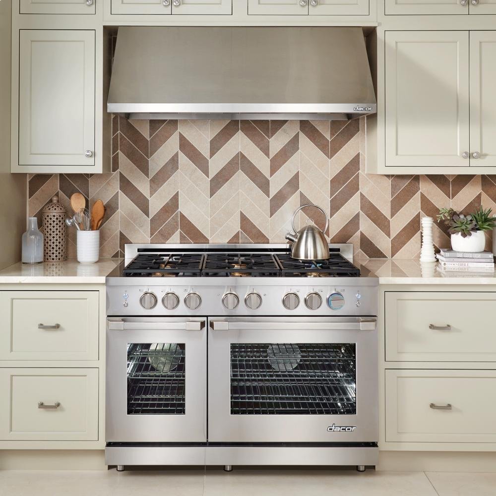 Dacor RNRP48GSNG 48" Renaissance Series Freestanding Gas Range with 6