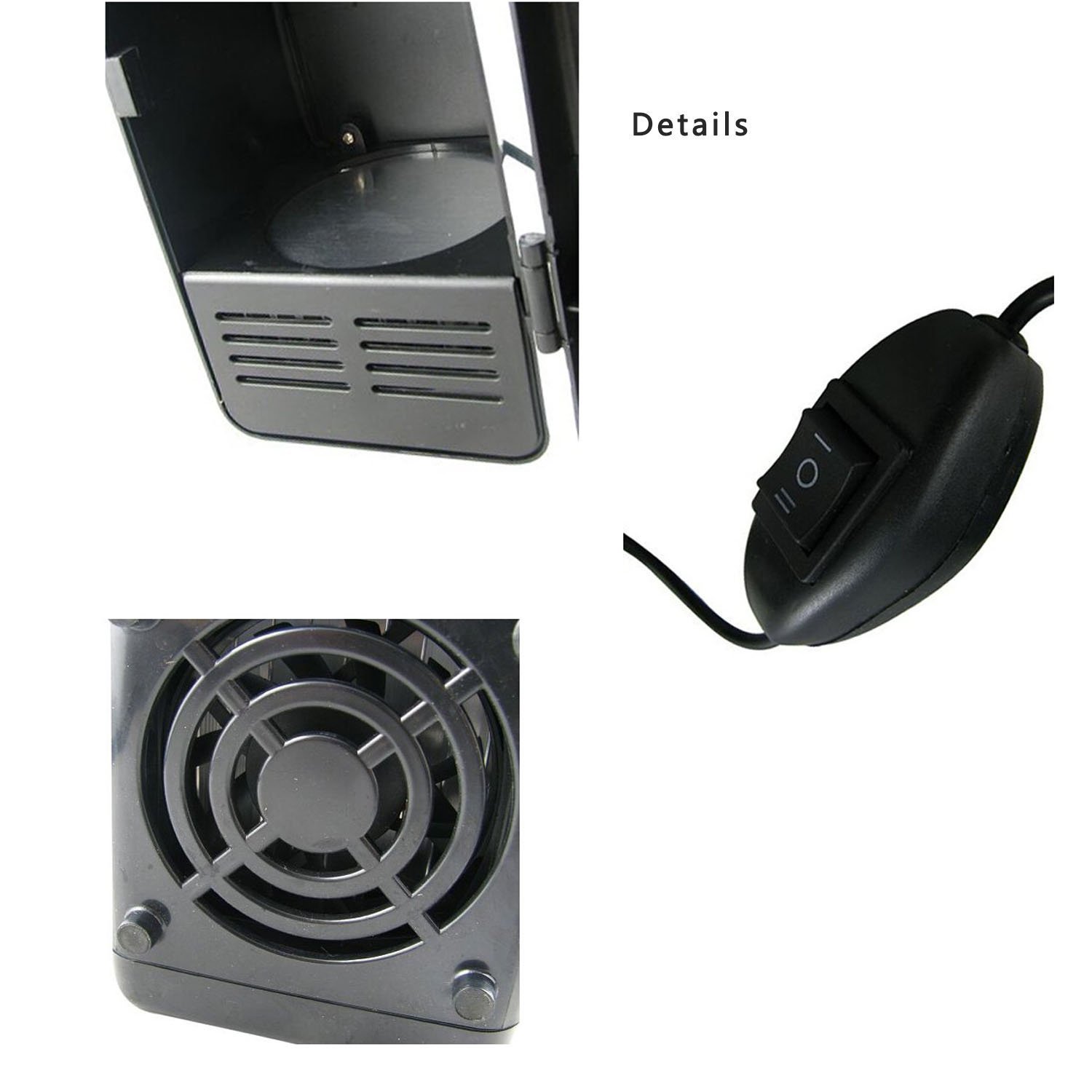 EchoAcc Portable USB Beverage Drink Cans Fridge USB Powered Cooler Car