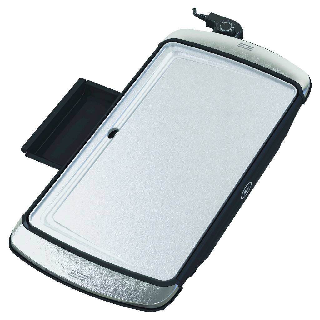 Oster DuraCeramic 10” x 20” Electric Griddle w/Warming Tray N2 free