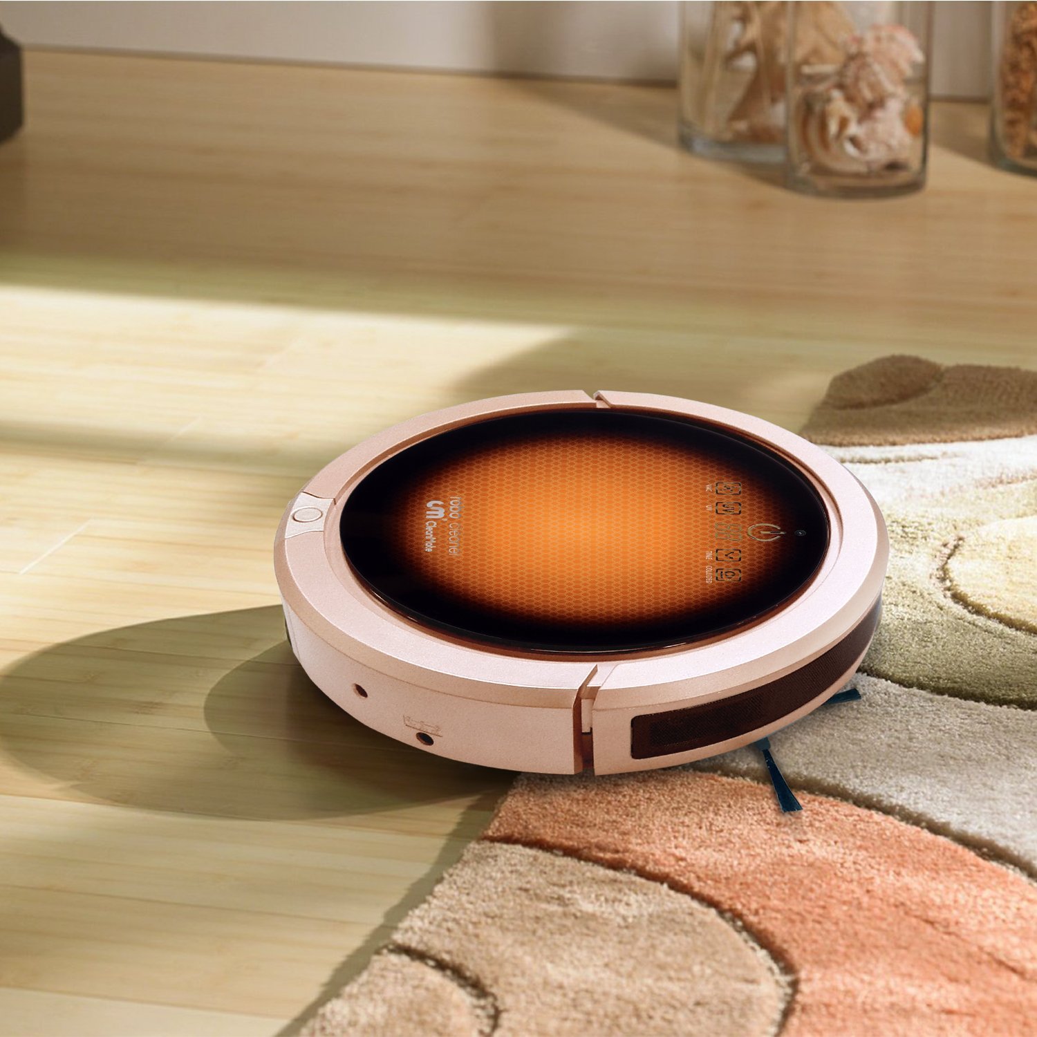 CleanMate QQ6 Vacuum Cleaning Robot Gold with Mop N2 free image download
