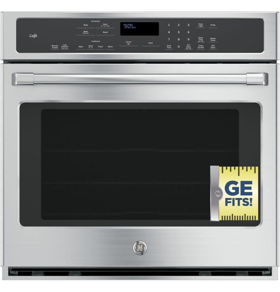 GE Cafe Series 30" Stainless Steel BuiltIn Convection Wall Oven N6