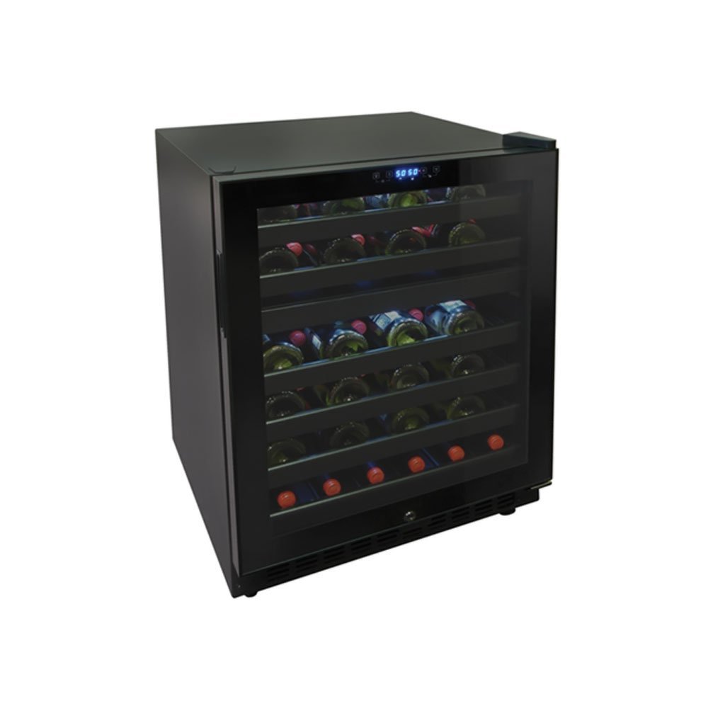 46Bottle DualZone Wine Cooler with Seamless Glass Door (LeftHinge