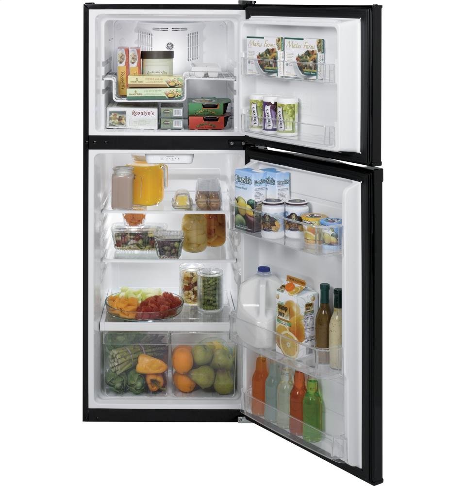 GE GPE12FGKBB 24" Energy Star Qualified TopFreezer Refrigerator with