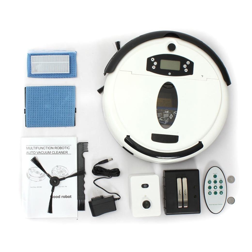 Robotic Vacuum Cleaner, HP95(TM) Automatic Hard Floor Cleaner, Mopping