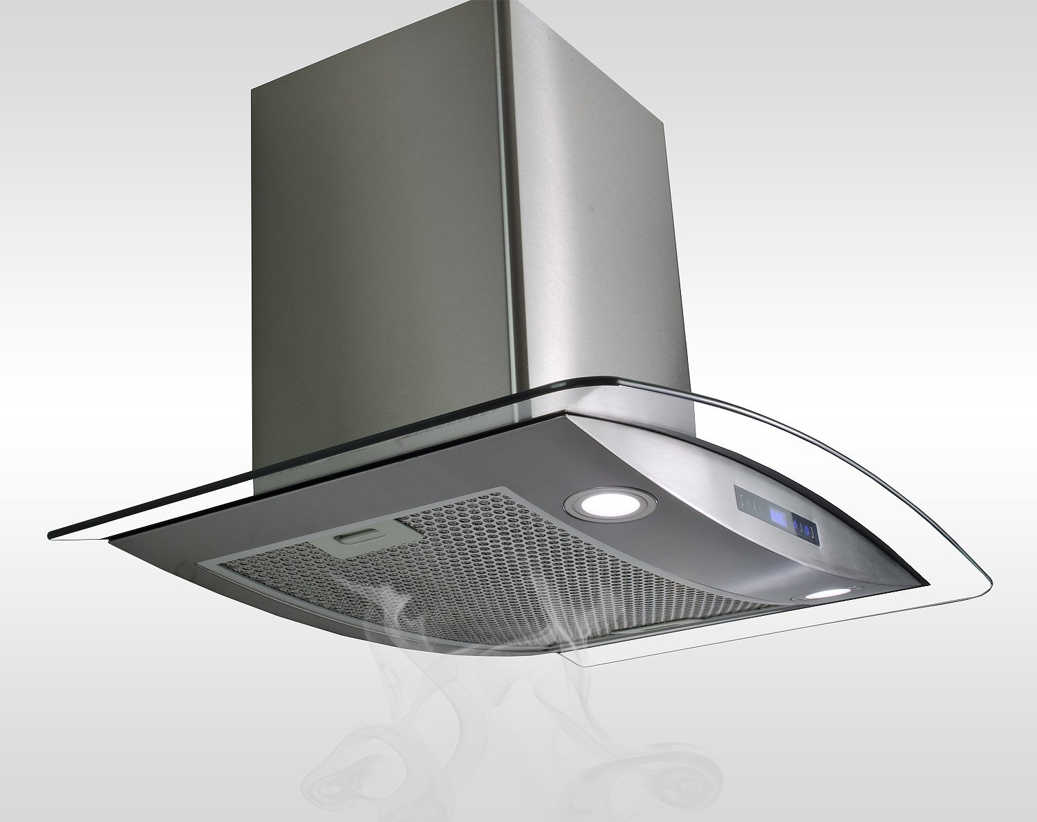 AKDY New 30" European Style Wall Mount Stainless Steel Glass Range Hood