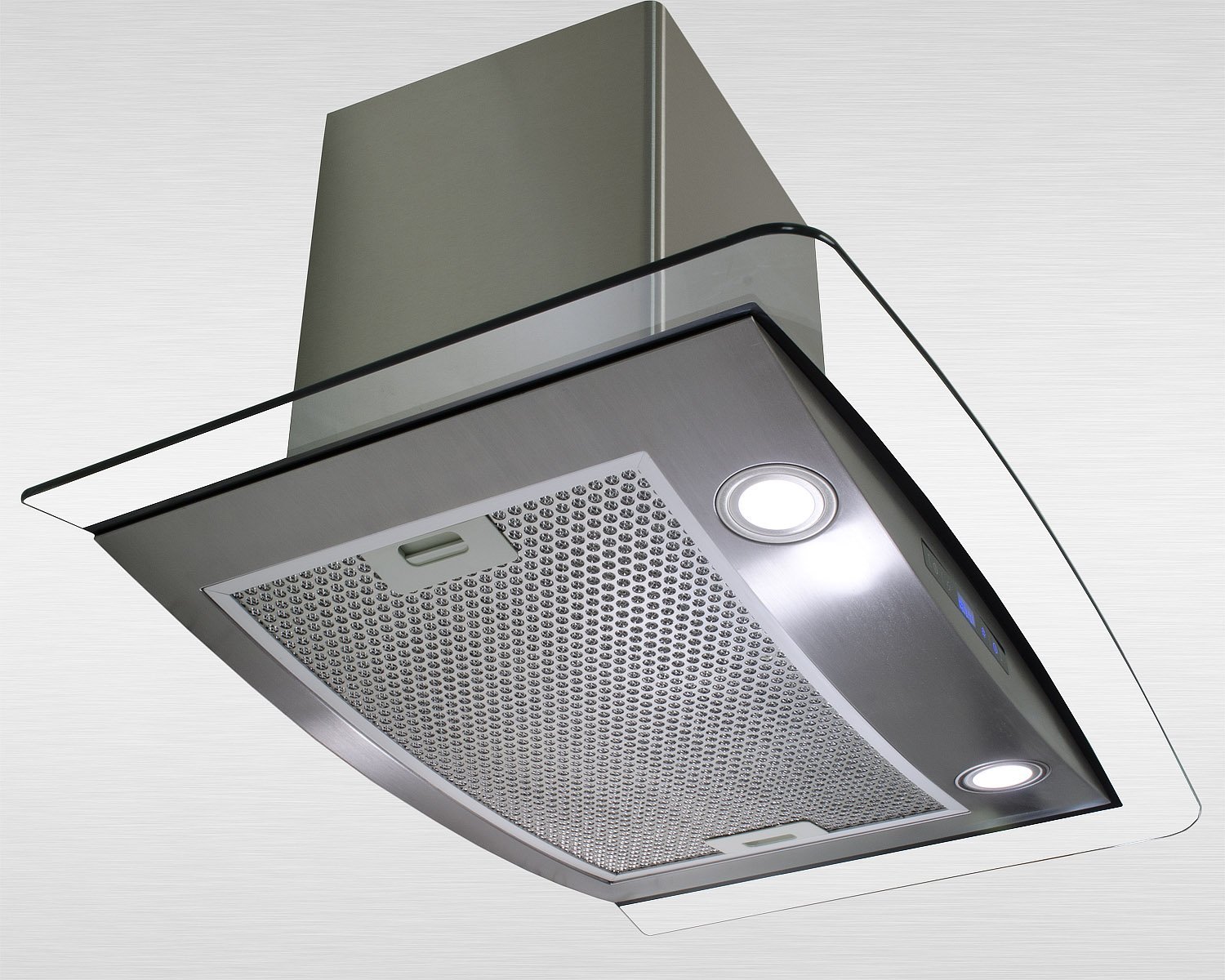 AKDY New 30" European Style Wall Mount Stainless Steel Glass Range Hood