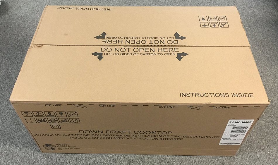 Frigidaire RC36DG60PS 36" Built In Downdraft Gas Cooktop with 4 Sealed