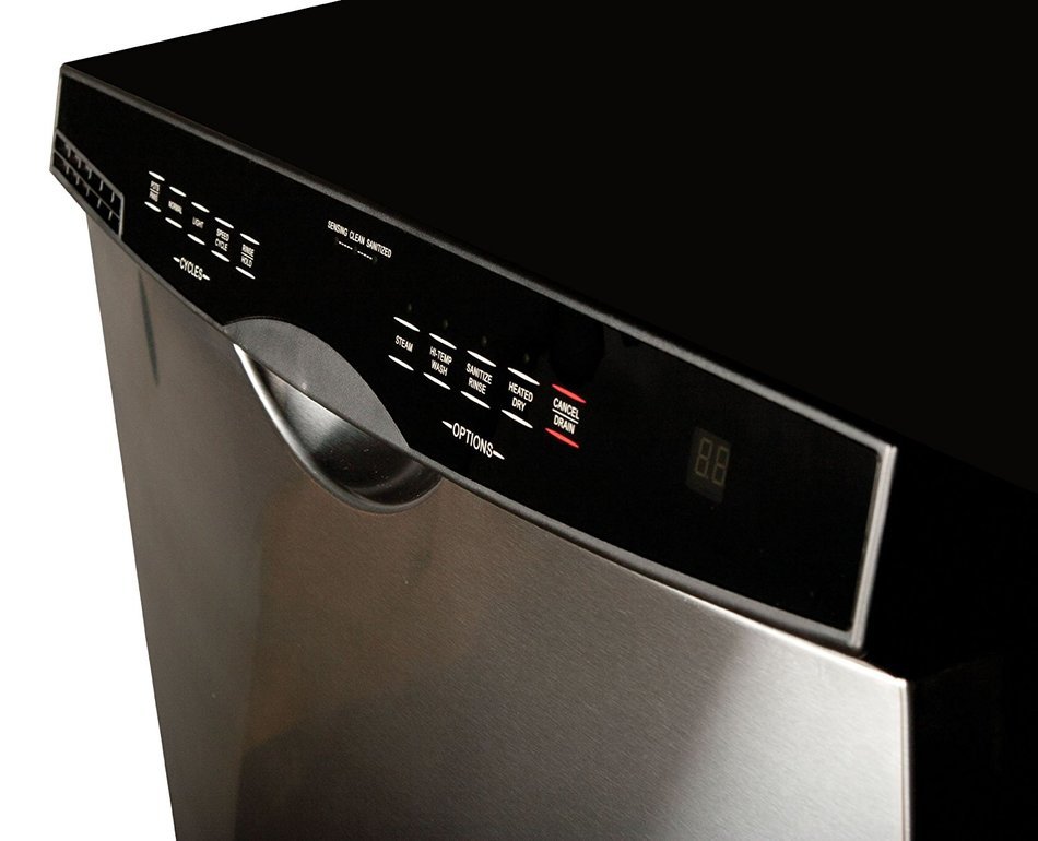 Haier DWL3225SDSS Energy Star Rated Dishwasher, Stainless Steel N2 free