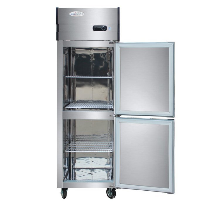 500L 2Door Reachin Restaurant Kitchen Stainless Steel Commercial