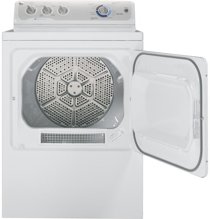 7.0 Cu. Ft. Capacity DuraDrum Gas Dryer with HE Sensor Dry White free