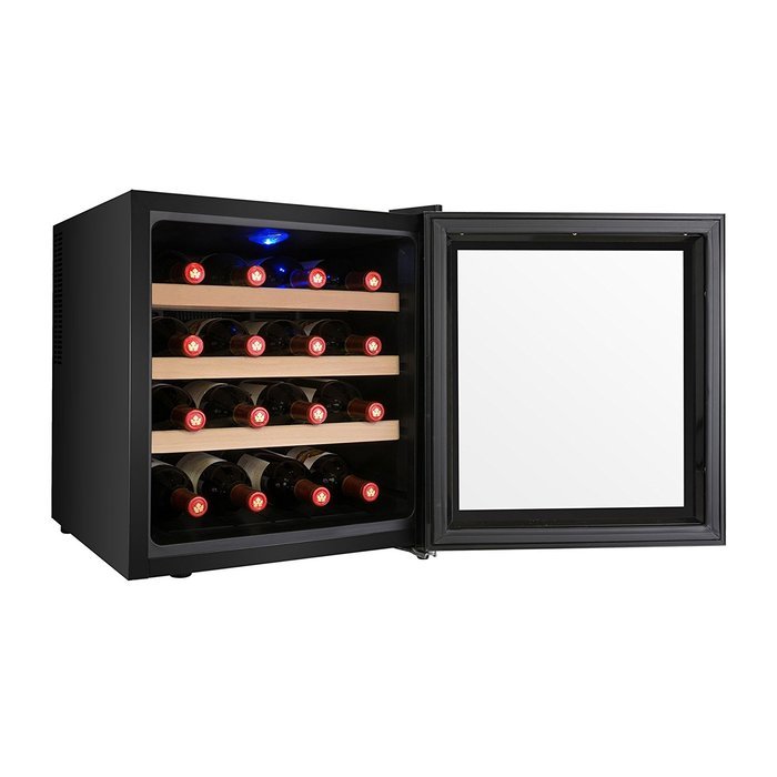 AKDY® 16 Bottle Single Zone Thermoelectric Freestanding Wine Cooler
