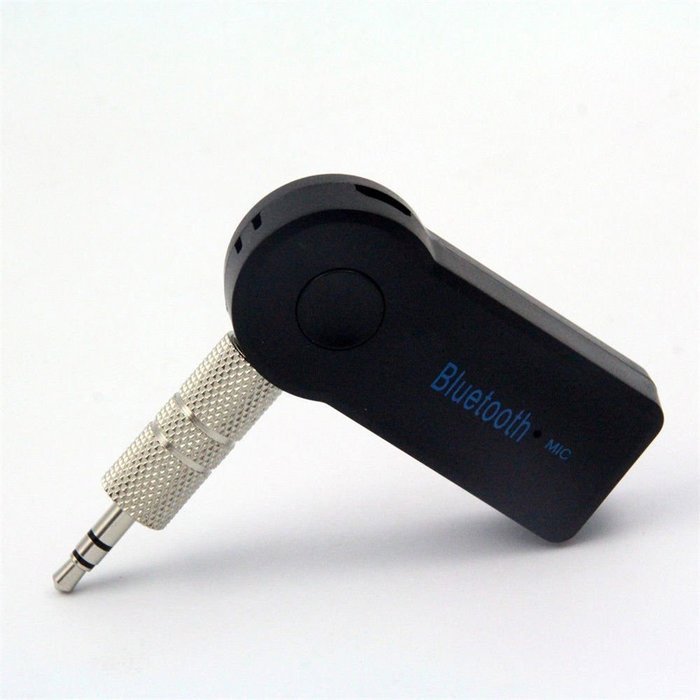 MXtechnic 3.5mm Stereo Bluetooth Audio Music Receiver Adapter Mic Car