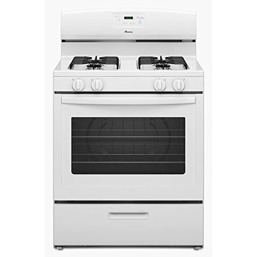 AMANA AGR5330BAW 30 inch 5.1 Cu. Ft. Single Oven FreeStanding Gas