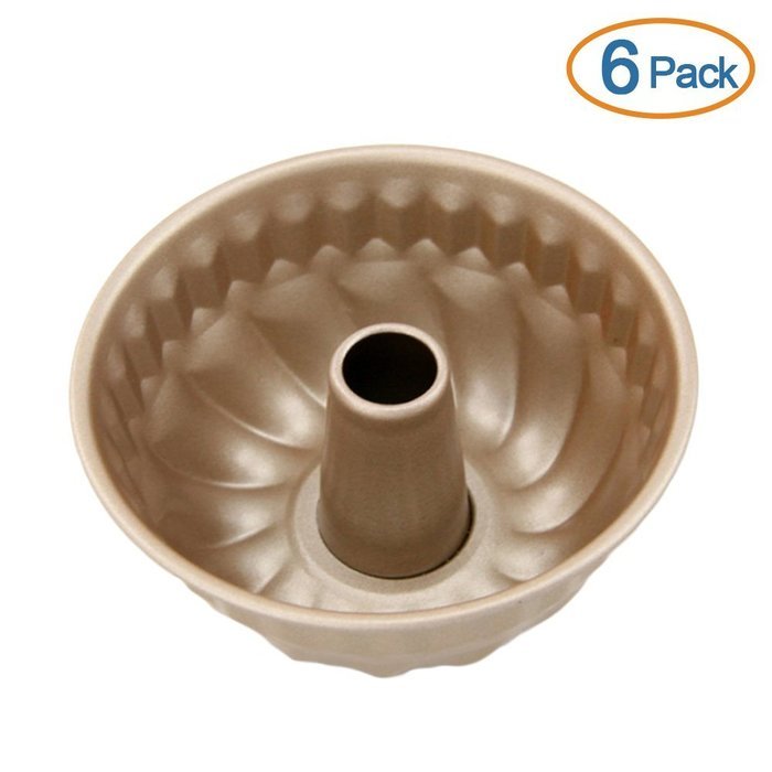 LOHOME® Quiche Pan, Set of 6 PCS Bakeware Nonstick Tart/Quiche Pans