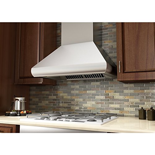 ZLINE 42 in. 1200 CFM Wall Mount Range Hood in Stainless Steel N6 free
